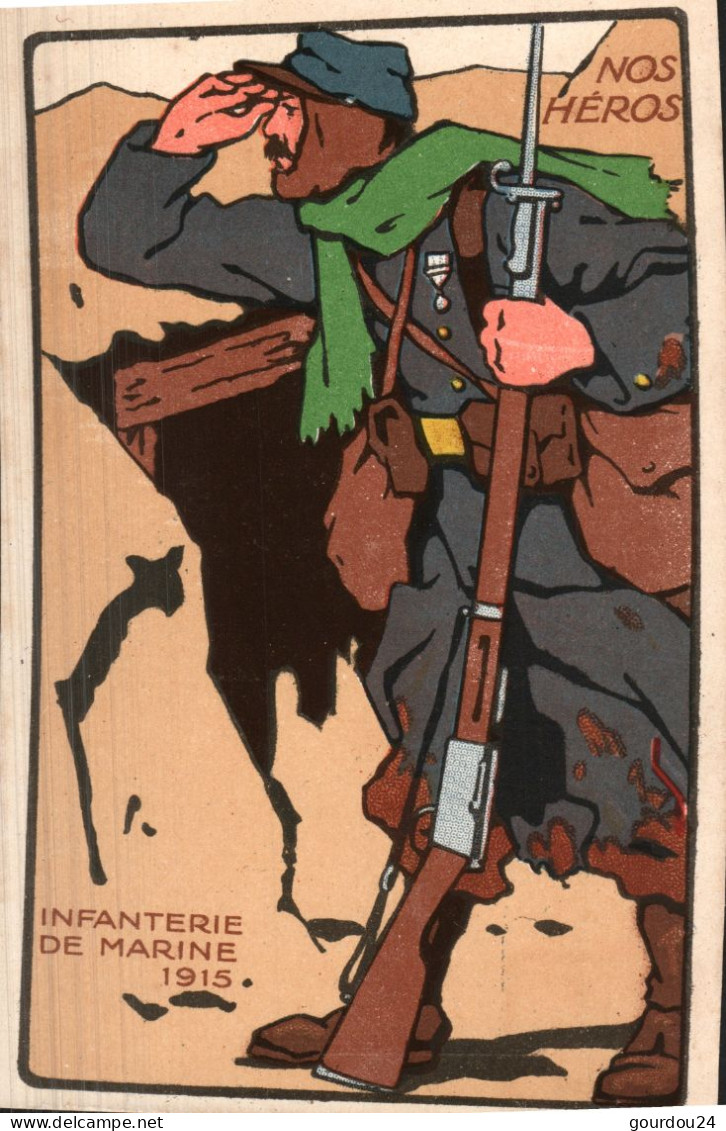 Nos Héros - Infanterie De Marine 1915 - Uniformen