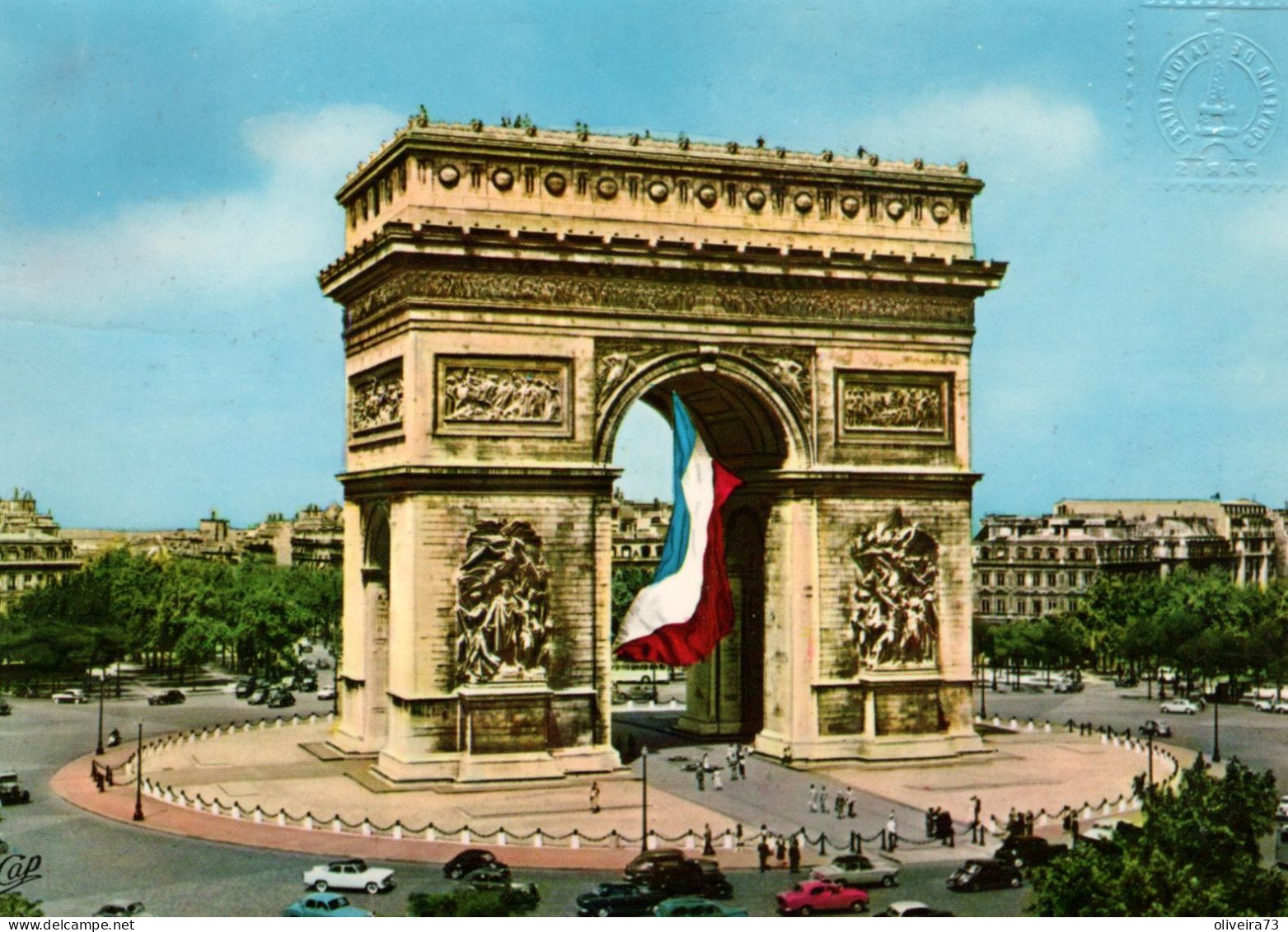 PARIS - L'Arc De Triomphe - Triumphbogen