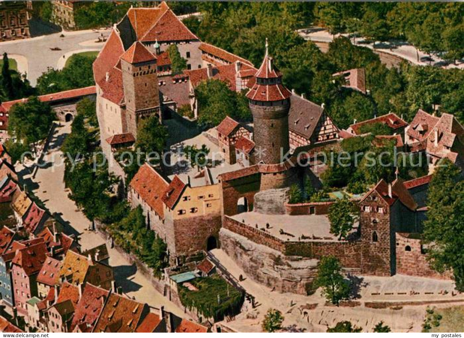 72845163 Nuernberg Burg Fliegeraufnahme  Nuernberg - Nuernberg