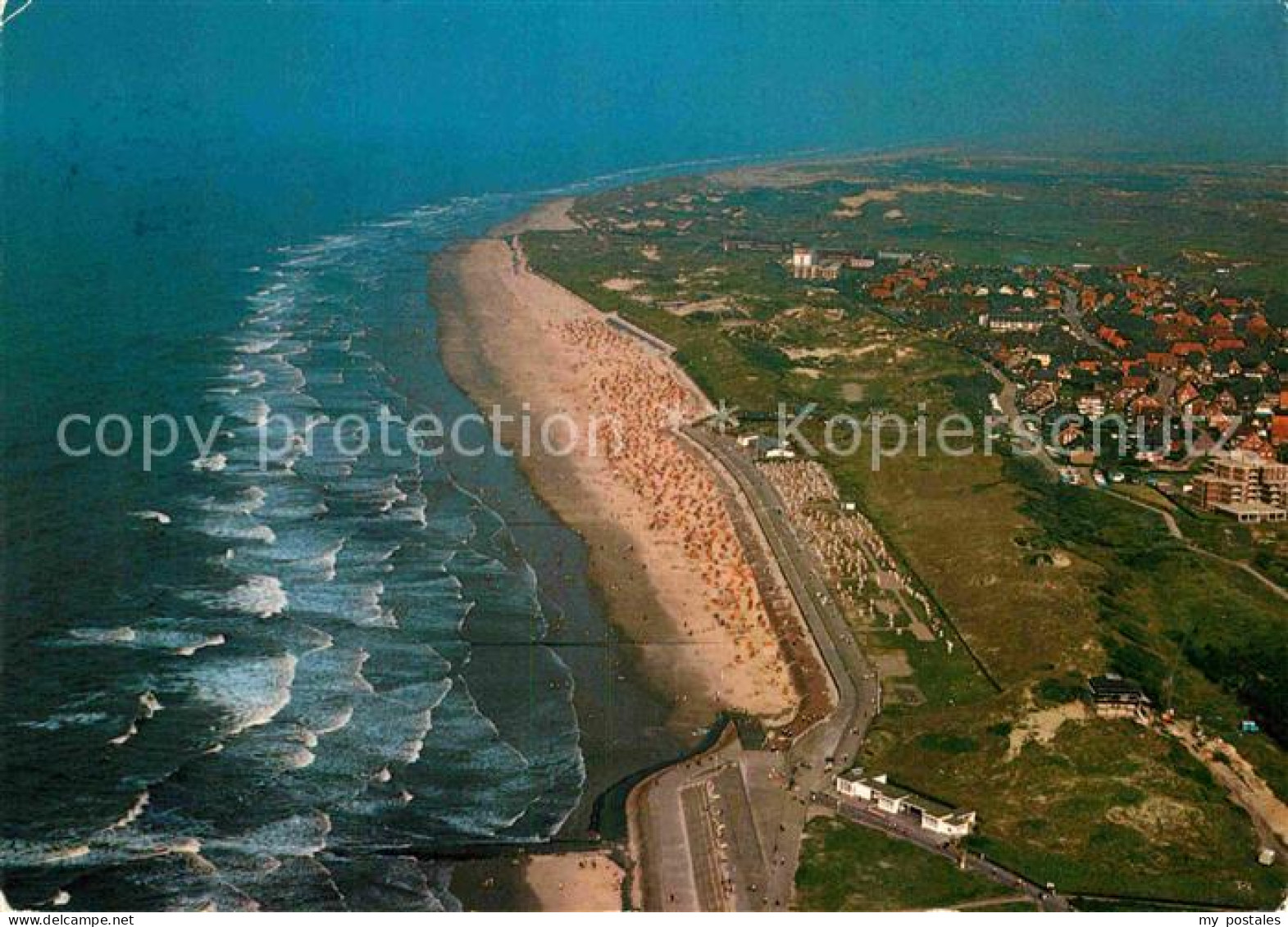 72845149 Norderney Nordseebad Fliegeraufnahme Nordstrand Wetterwarte Norderney - Norderney