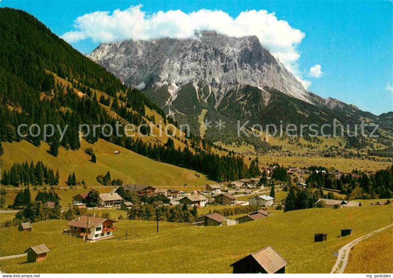 72845105 Lermoos Tirol Gesamtansicht Mit Zugspitze Wettersteingebirge Lermoos - Andere & Zonder Classificatie