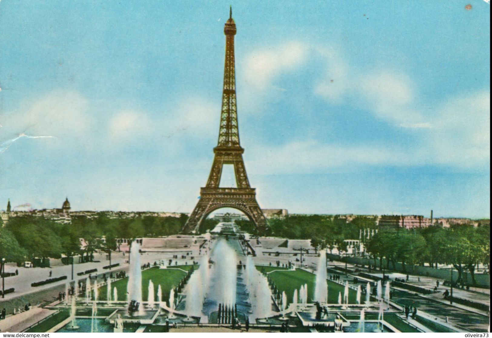 PARIS - Les Fontaines Du Palais De Chaillot Et La Tour Eiffel - Eiffeltoren