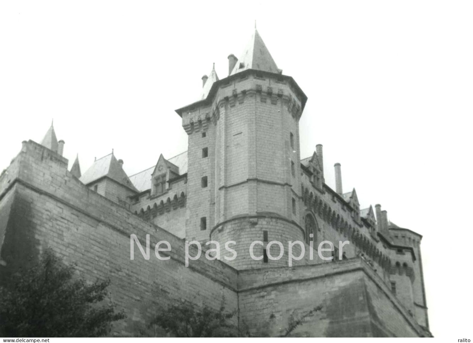 SAUMUR Vers 1960 Le Château Photo 14 X 20 Cm  MAINE-ET-LOIRE - Orte