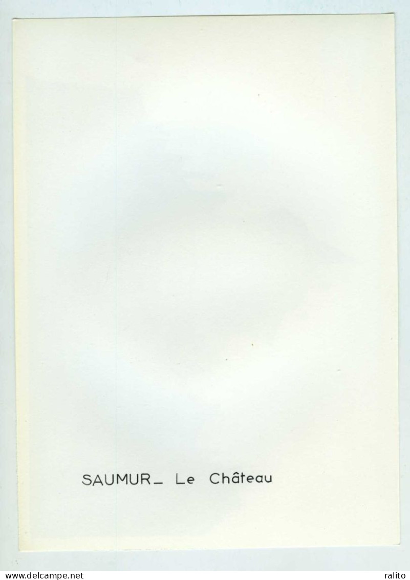 SAUMUR Vers 1960 Le Château Photo 14 X 20 Cm  MAINE-ET-LOIRE - Orte