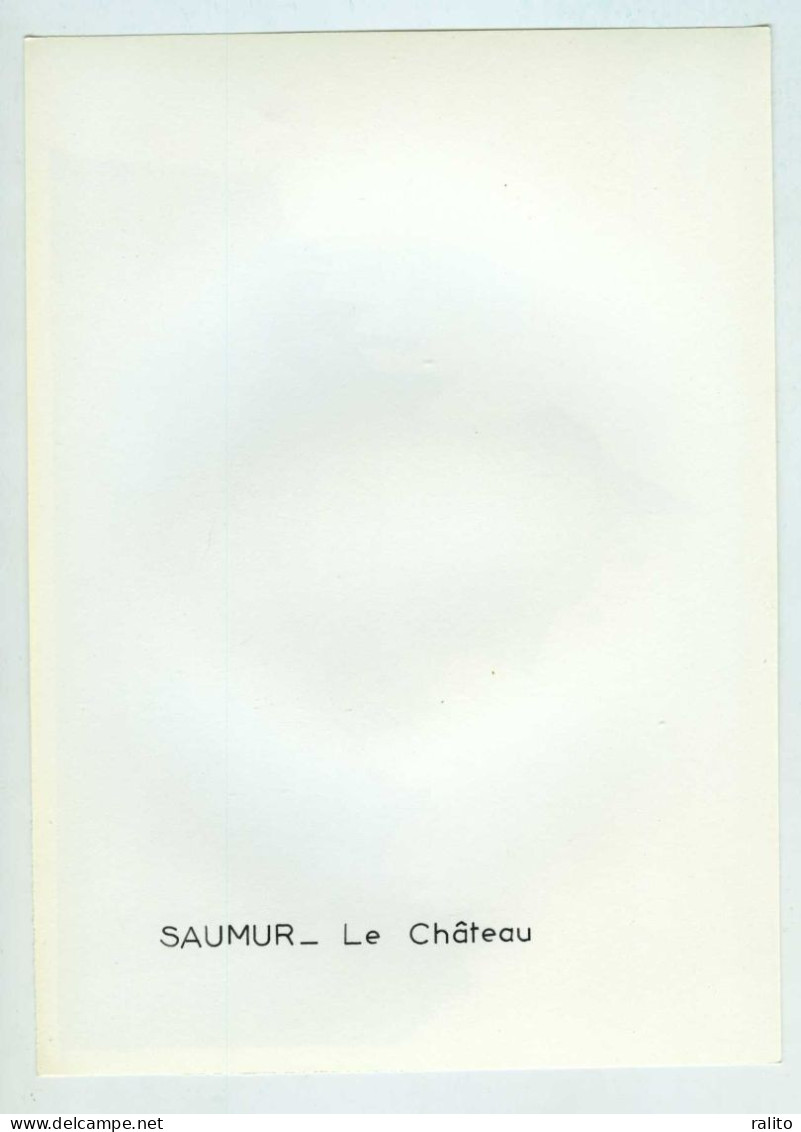 SAUMUR Vers 1960 Le Château Photo 14 X 20 Cm  MAINE-ET-LOIRE - Plaatsen