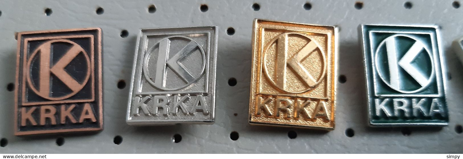 KRKA Novo Mesto Pharmacy Medicine Medical Slovenia Pins - Médical