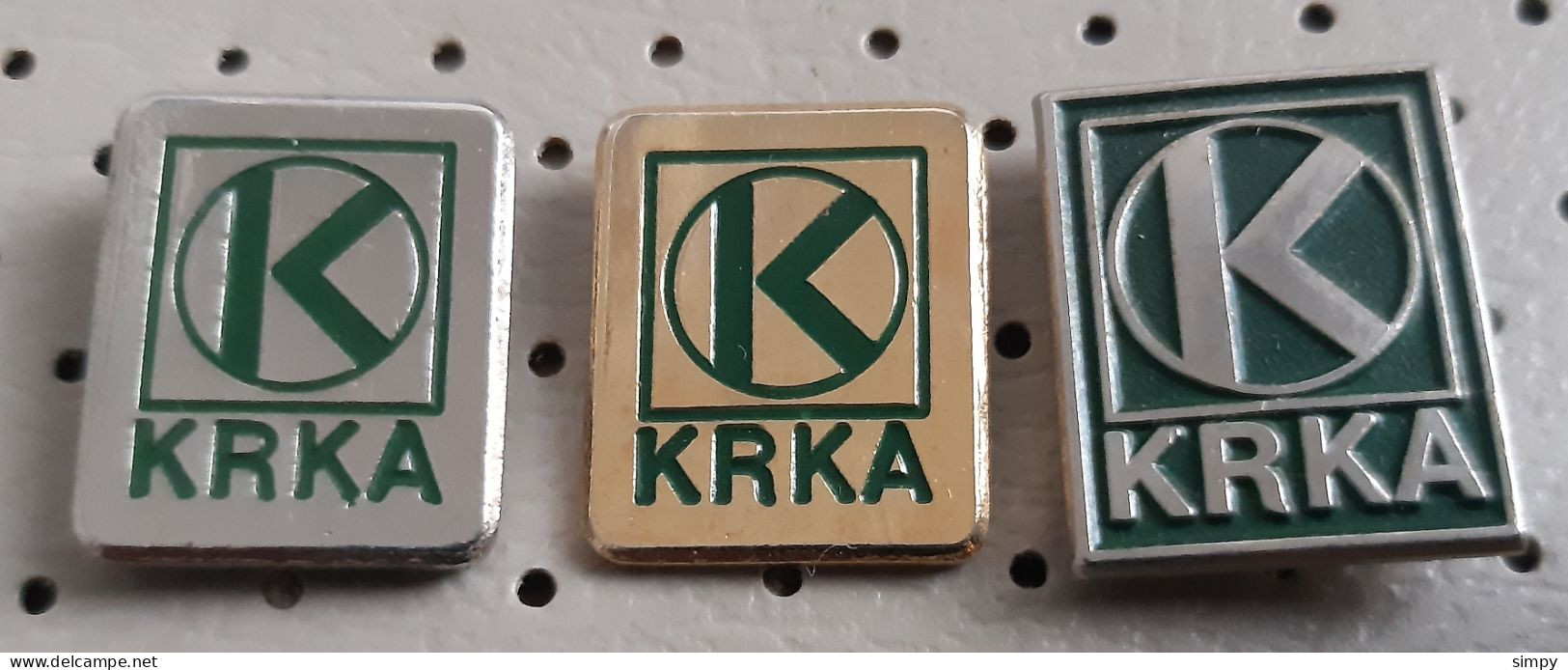 KRKA Novo Mesto Pharmacy Medicine Medical Slovenia Pins - Geneeskunde