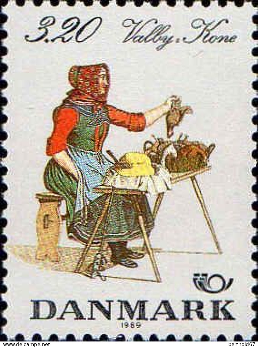 Danemark Poste N** Yv: 950/951 Costumes Traditionnels Norden 89 - Unused Stamps
