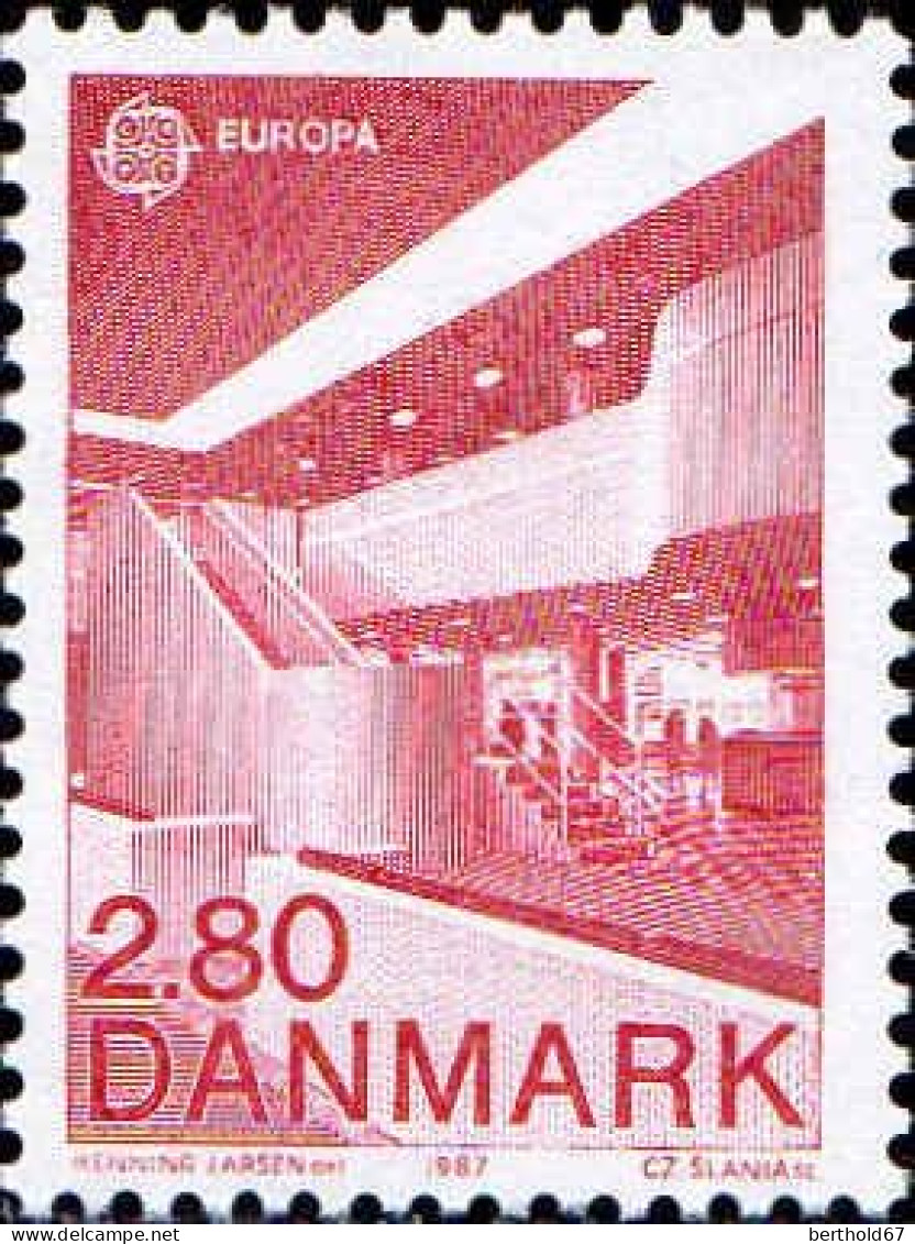 Danemark Poste N** Yv: 897/898 Europa Cept Architecture Moderne - Ungebraucht