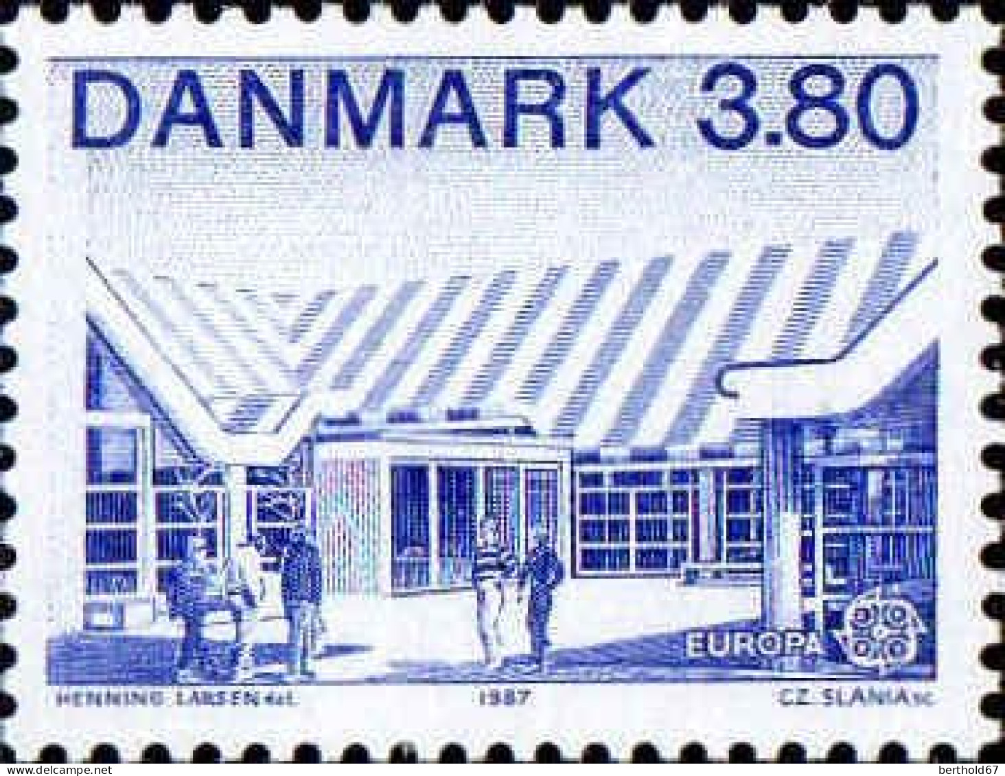 Danemark Poste N** Yv: 897/898 Europa Cept Architecture Moderne - Nuovi