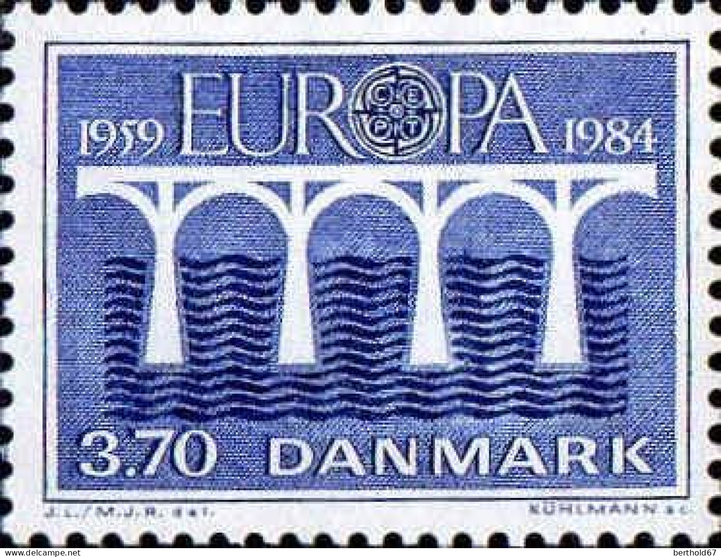 Danemark Poste N** Yv: 809/810 Europa Cept Pont De La Coopération - Unused Stamps