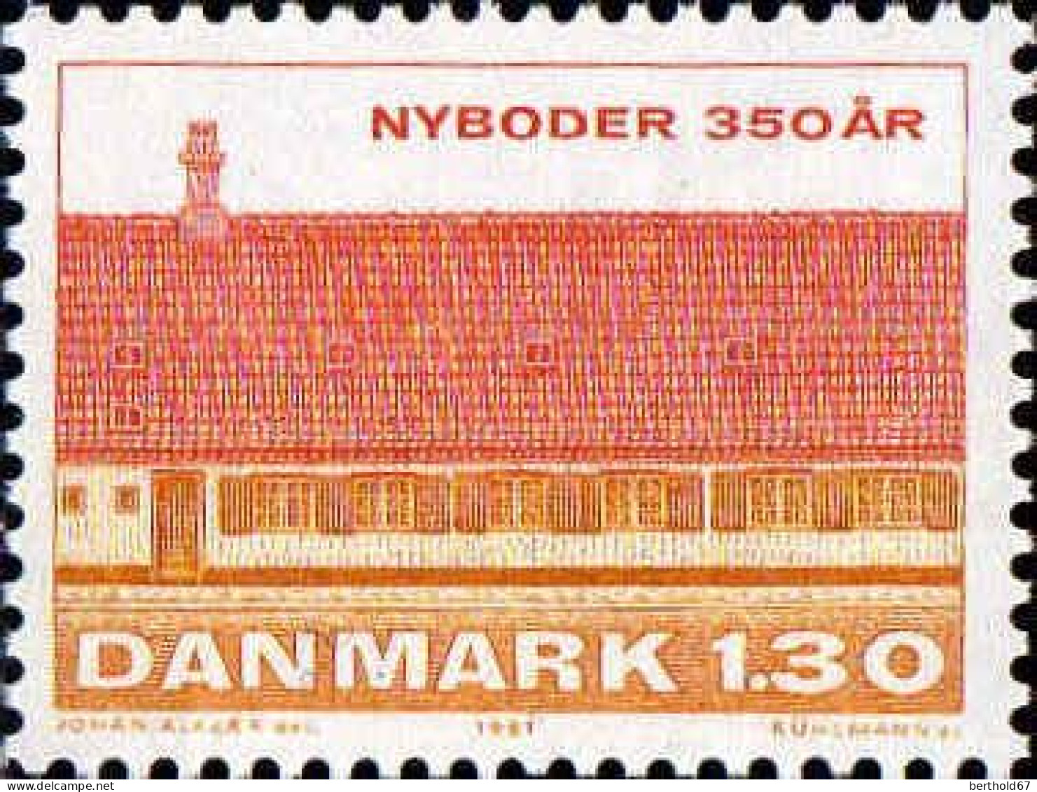 Danemark Poste N** Yv: 731/732 350.Anniversaire De La Fondation De Nyboder - Ongebruikt