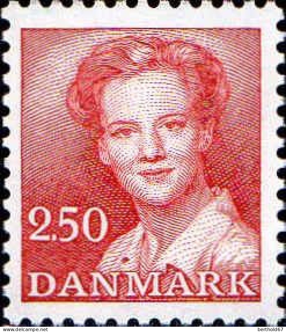 Danemark Poste N** Yv: 777/780 Reine Margrethe II - Nuevos