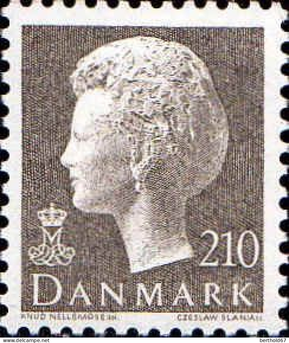 Danemark Poste N** Yv: 703/706 Reine Margrethe II & Armoiries - Neufs