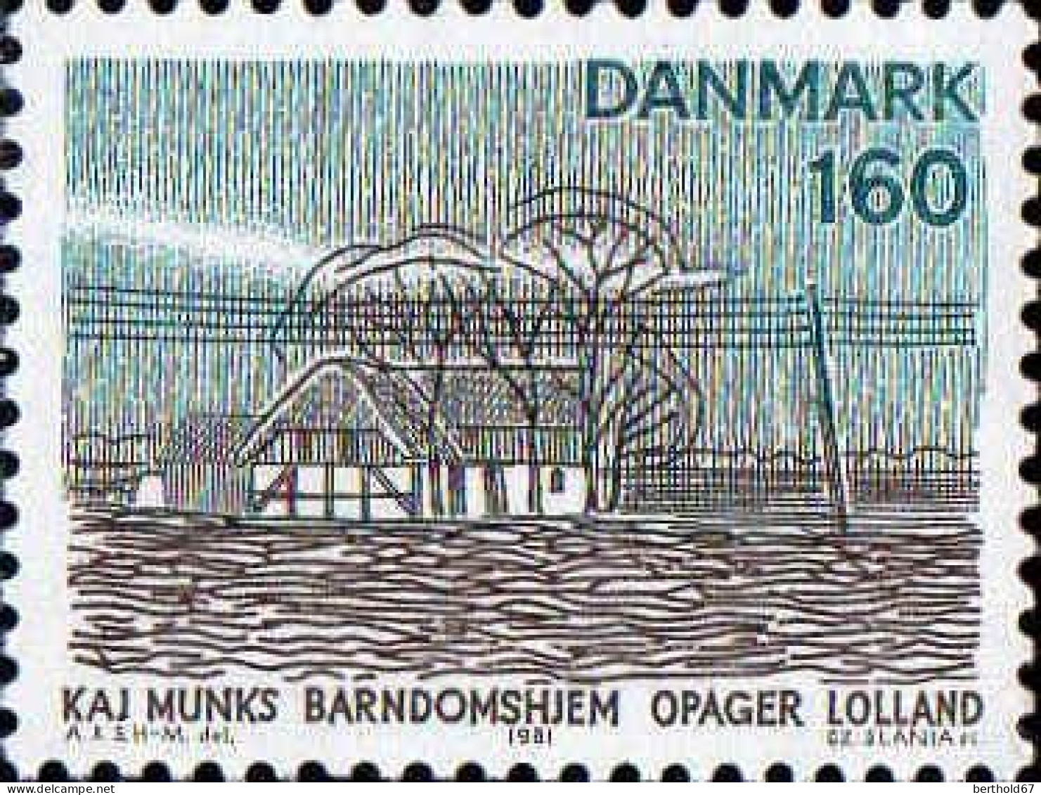 Danemark Poste N** Yv: 735/739 Paysages De L'île De Sjaelland - Unused Stamps