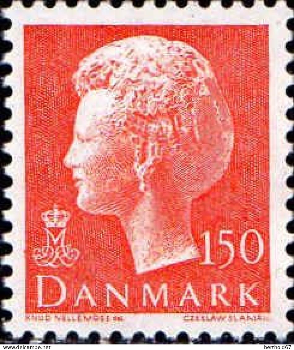 Danemark Poste N** Yv: 719/729 Margrethe II & Armoiries - Ongebruikt