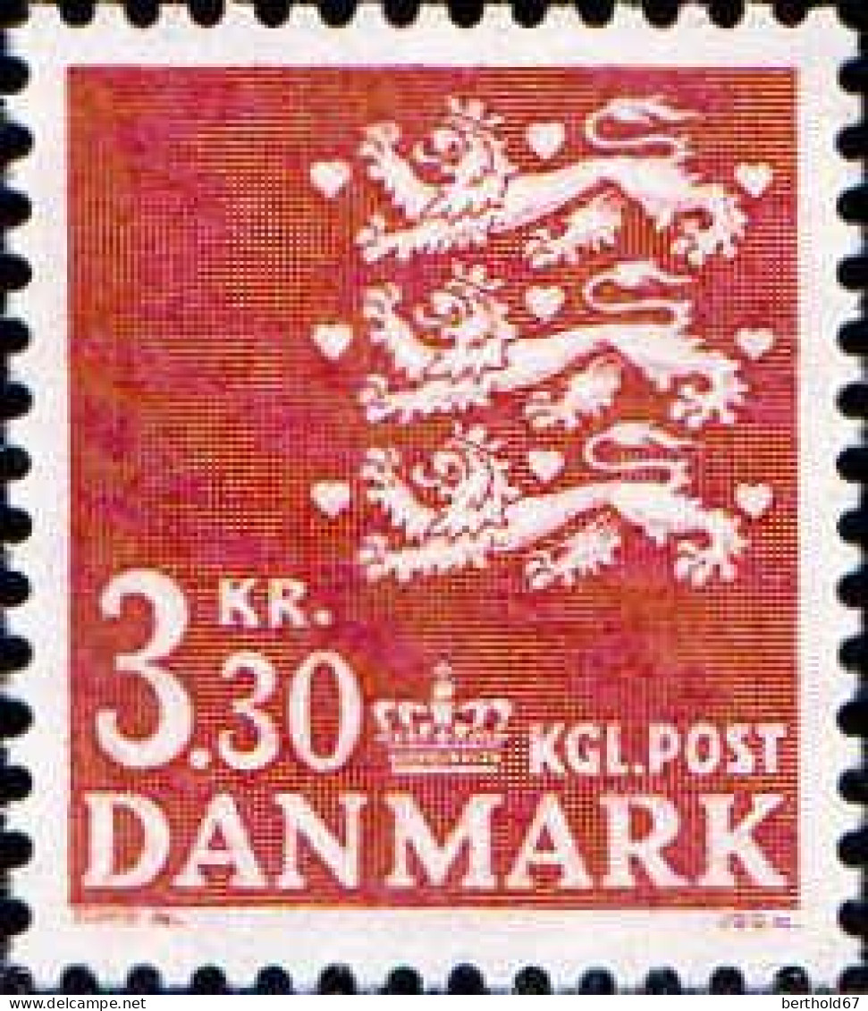 Danemark Poste N** Yv: 719/729 Margrethe II & Armoiries