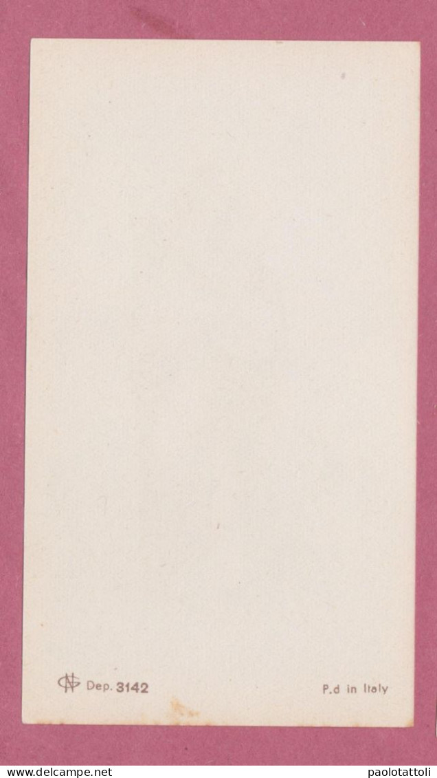 Holy Card, Santino- Bone Pastor, Panis Vere, Jesu Nostri Miserere.  Ed. NG N°3142 - 102x 58mm - Andachtsbilder