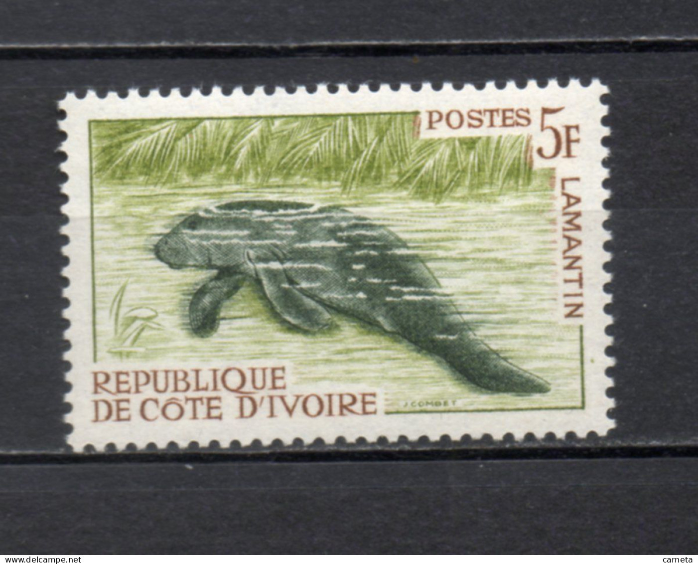 COTE D'IVOIRE N° 214A   NEUF SANS CHARNIERE COTE 0.80€    ANIMAUX FAUNE - Côte D'Ivoire (1960-...)