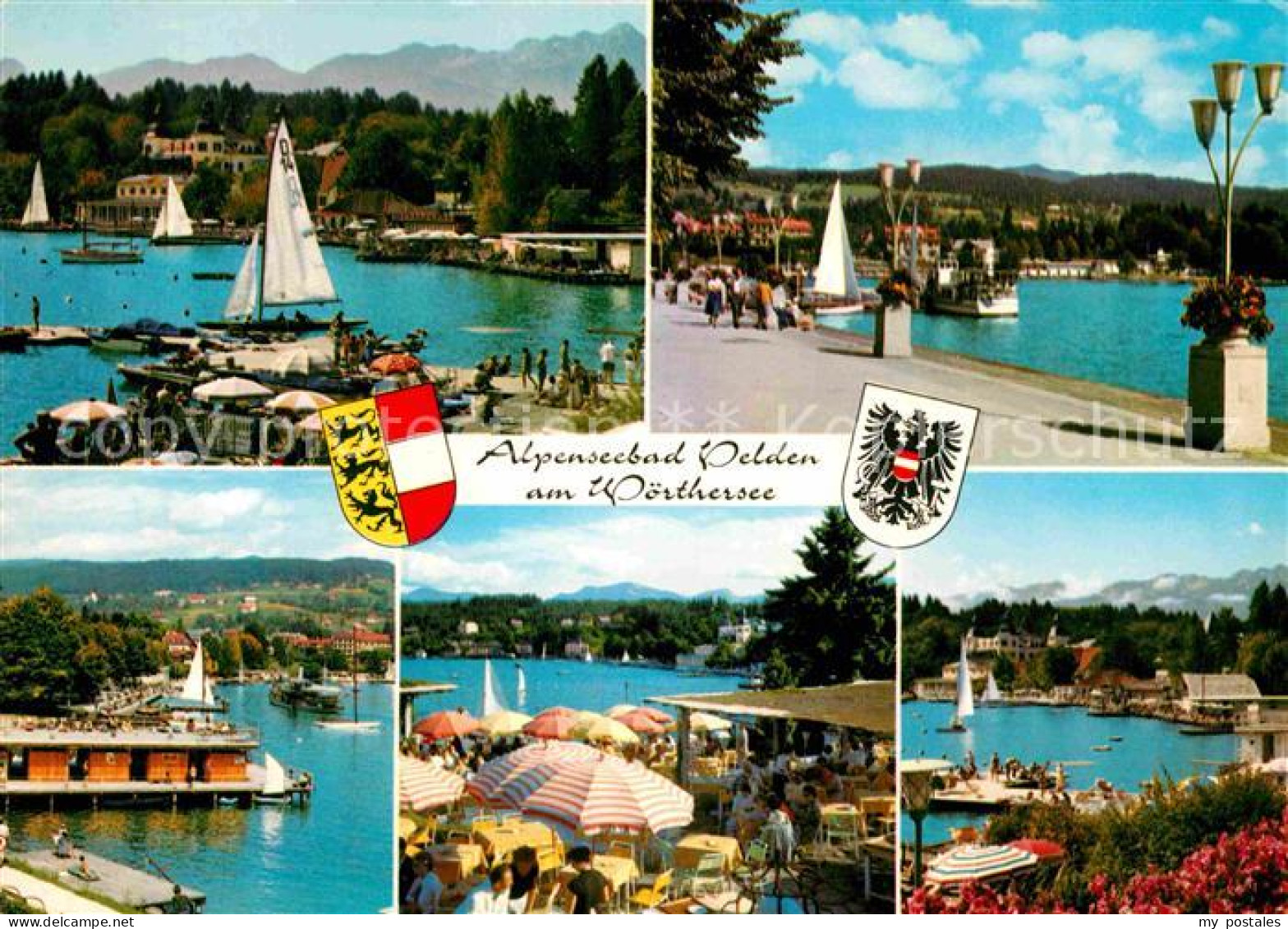 72844998 Velden Woerthersee Alpenseebad Uferpromenade Restaurant Cafe Bootshaeus - Sonstige & Ohne Zuordnung