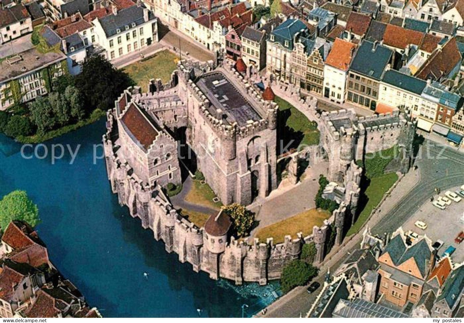 72844916 Gent Gand Flandre Fliegeraufnahme Chateau Des Comtes Gand - Gent