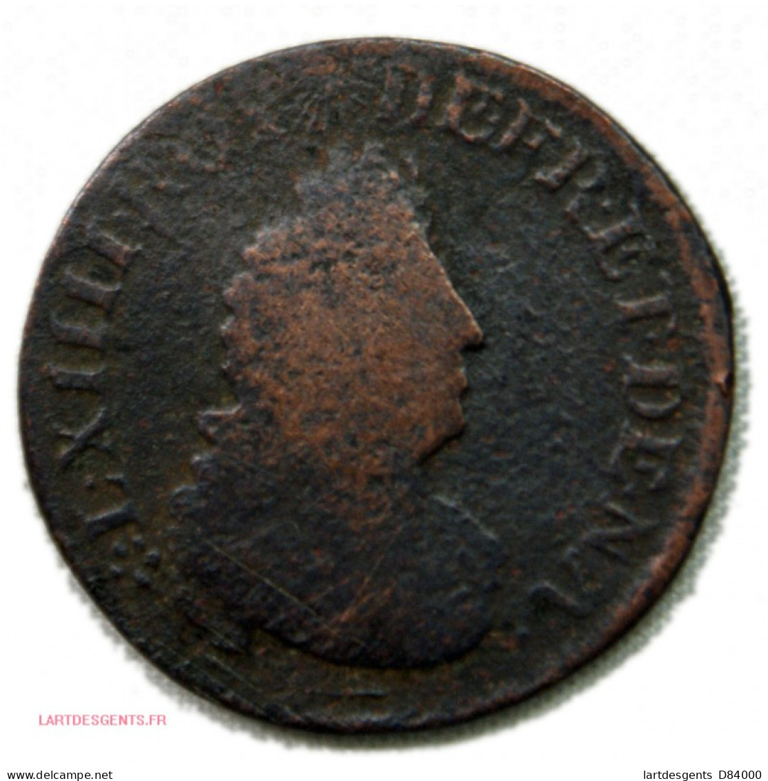 Louis XIIII 4 DENIERS 1696 BB + 1707 BB, Lartdesgents - 1610-1643 Louis XIII The Just