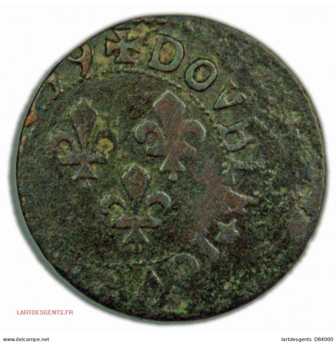 Monnaie Fautée Décentrée 33%, Double Tournois 1639 Louis XIII , Lartdesgents.fr - 1610-1643 Ludwig XIII. Der Gerechte