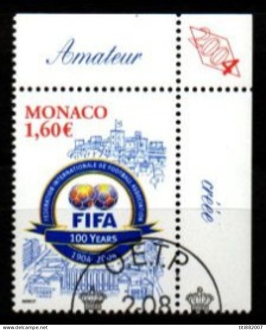 MONACO   -   2004 .   Y&T N° 2454 Oblitéré.   FIFA   / Football - Used Stamps