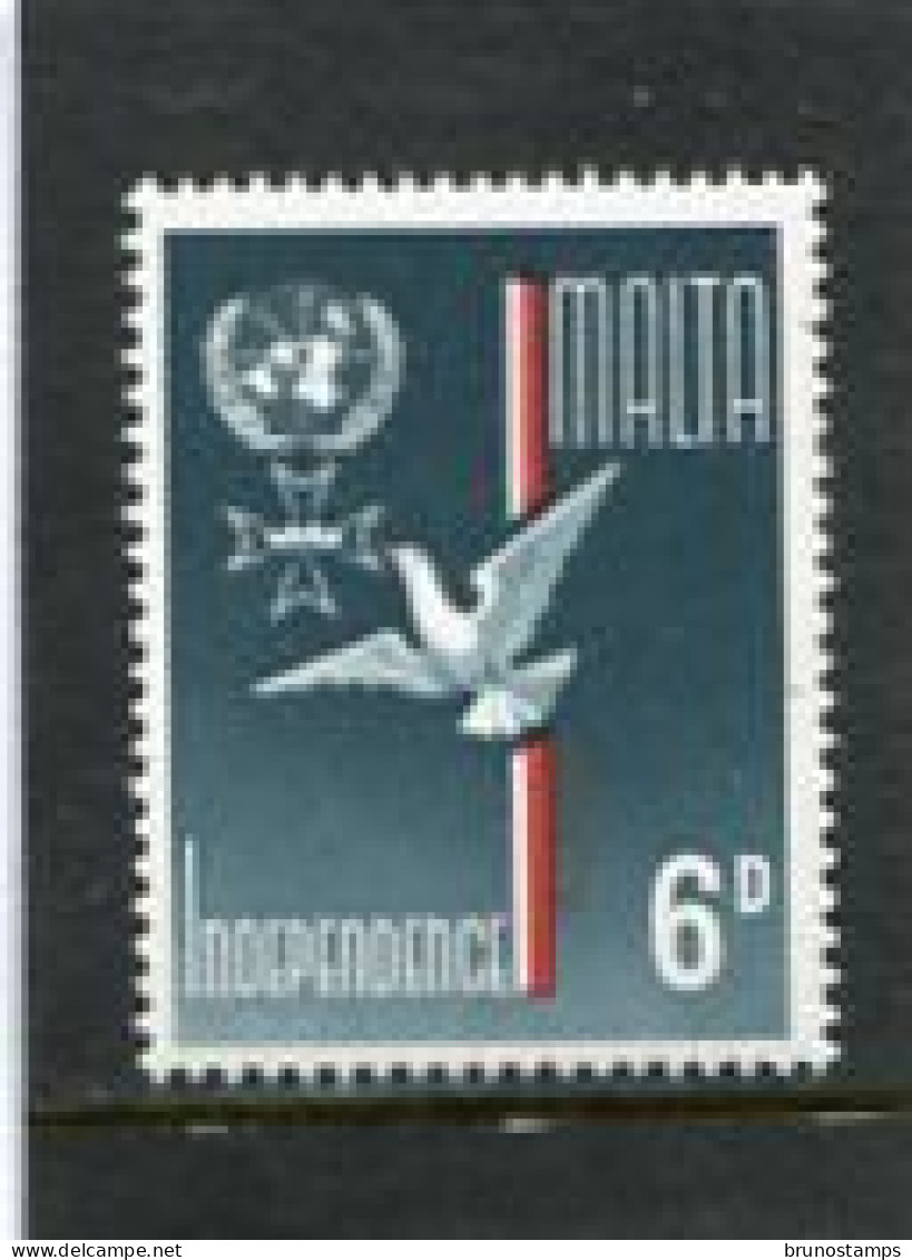 MALTA - 1964  6d  INDEPENDENCE  MINT NH - Malta