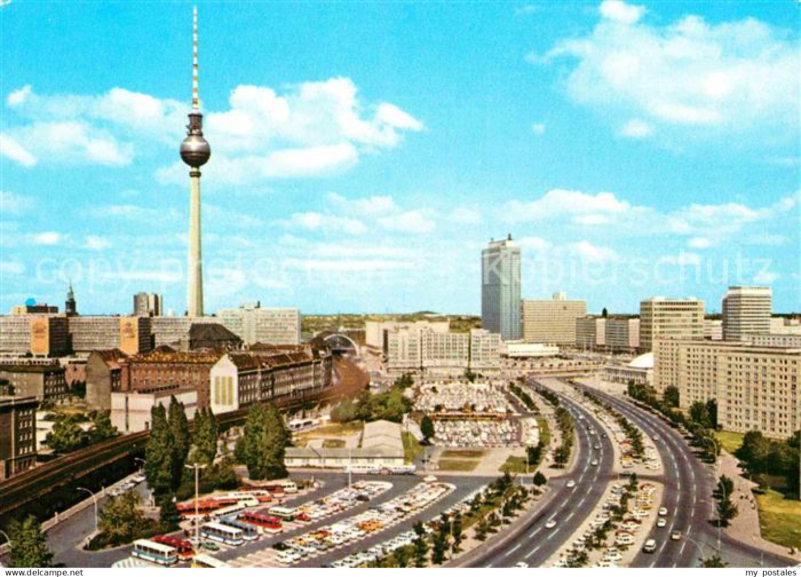 72844838 Berlin Zentrum Mit Fernsehturm Berlin - Other & Unclassified