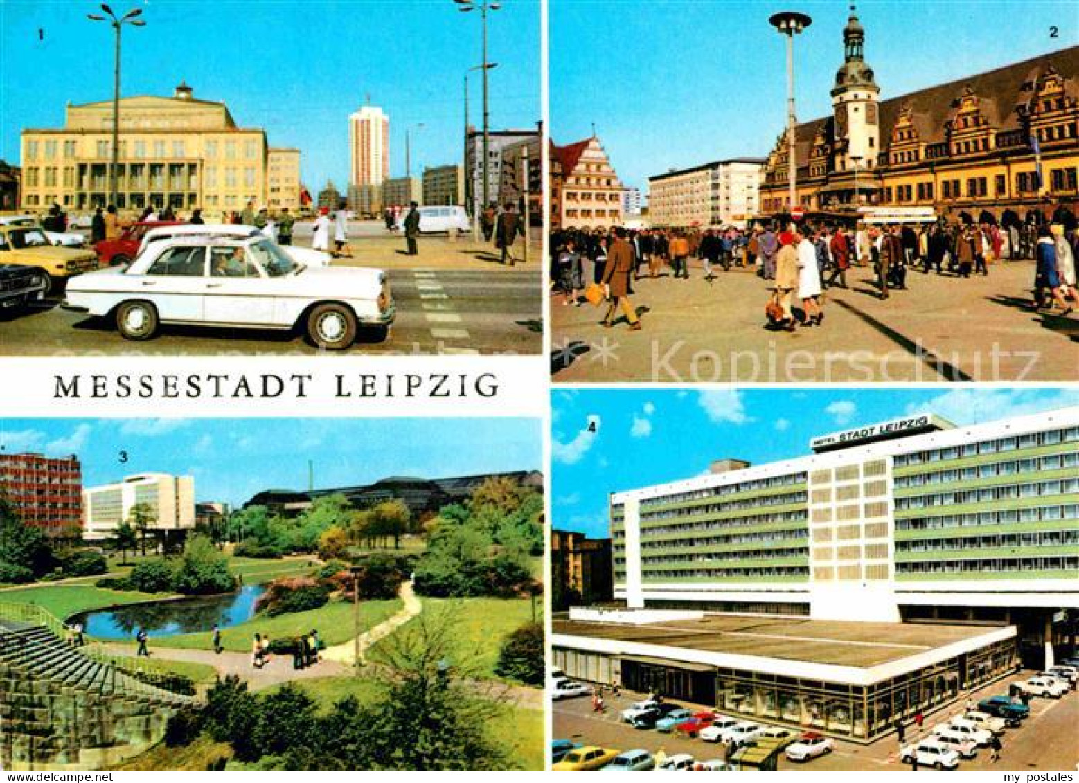 72844770 Leipzig Rathaus Waage Am Markt Schwanenteich Interhotel Stadt Leipzig L - Leipzig