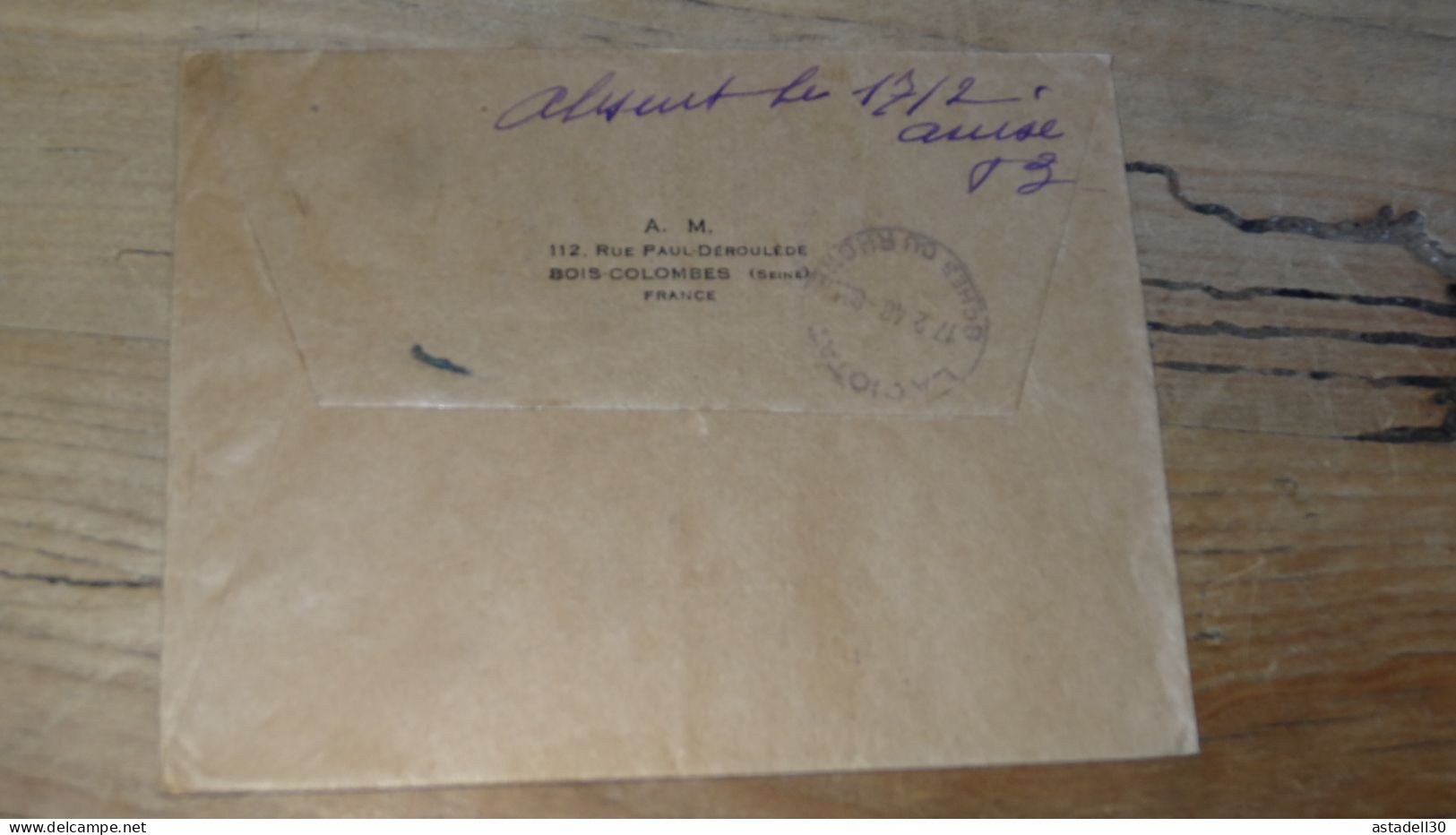 Enveloppe Recommandée BOIS COLOMBES Pour LA CIOTAT - 1948  ............BOITE1.......... 493 - 1921-1960: Moderne