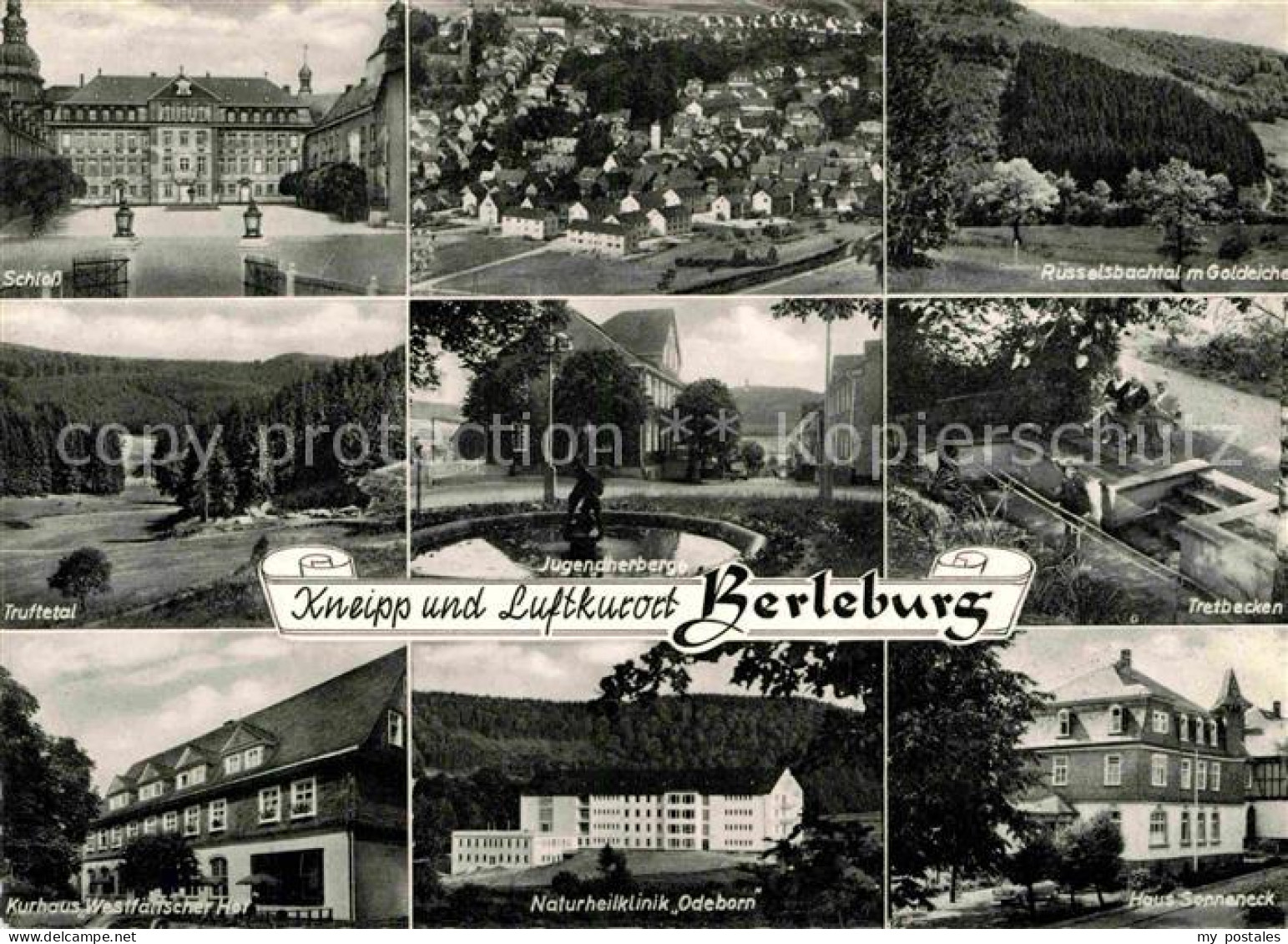 72844700 Berleburg Bad Schloss Ruesselsbachtal Goldeiche Truftetal Kurhaus Sonne - Bad Berleburg