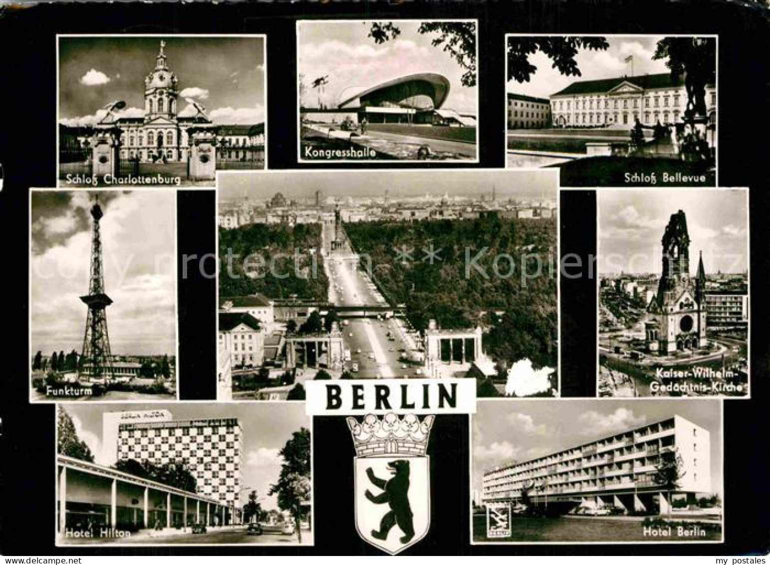 72844690 Berlin Schloss Charlottenburg Kongresshalle Schloss Bellevue Funkturm B - Andere & Zonder Classificatie