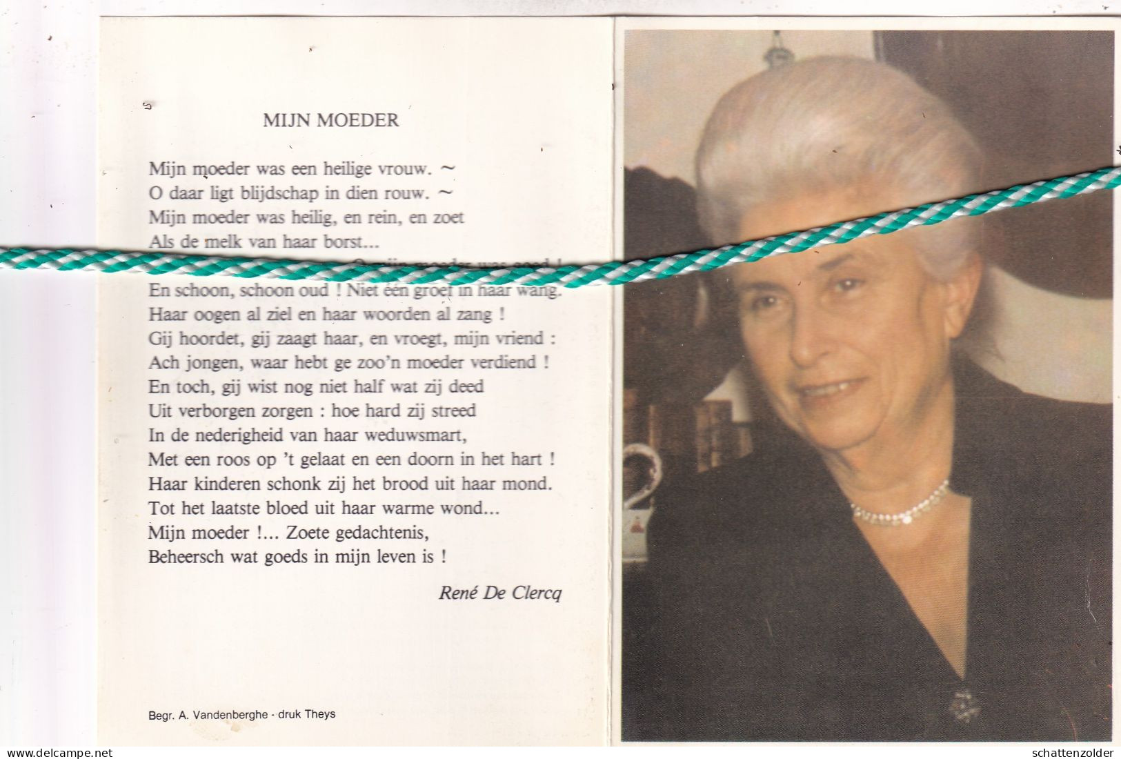Johanna Desmedt-Glorieux, 1912, 1990. Foto - Obituary Notices