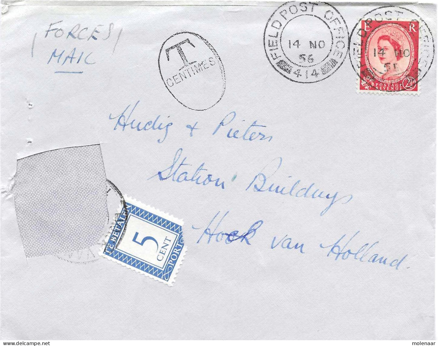 Postzegels > Europa > Groot-Brittannië > 1952-2022 Elizabeth II > Brief Met No. 260  Field Post Office 414 (17510) - Covers & Documents