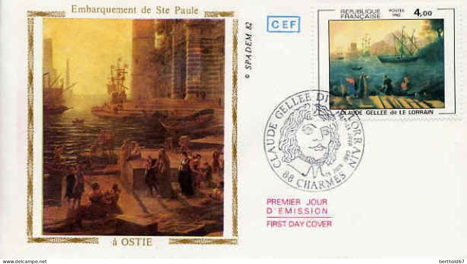 France Fdc Yv:2211 Embarquement De Ste Paule à Austie Charmes 19-6-82 - 1980-1989