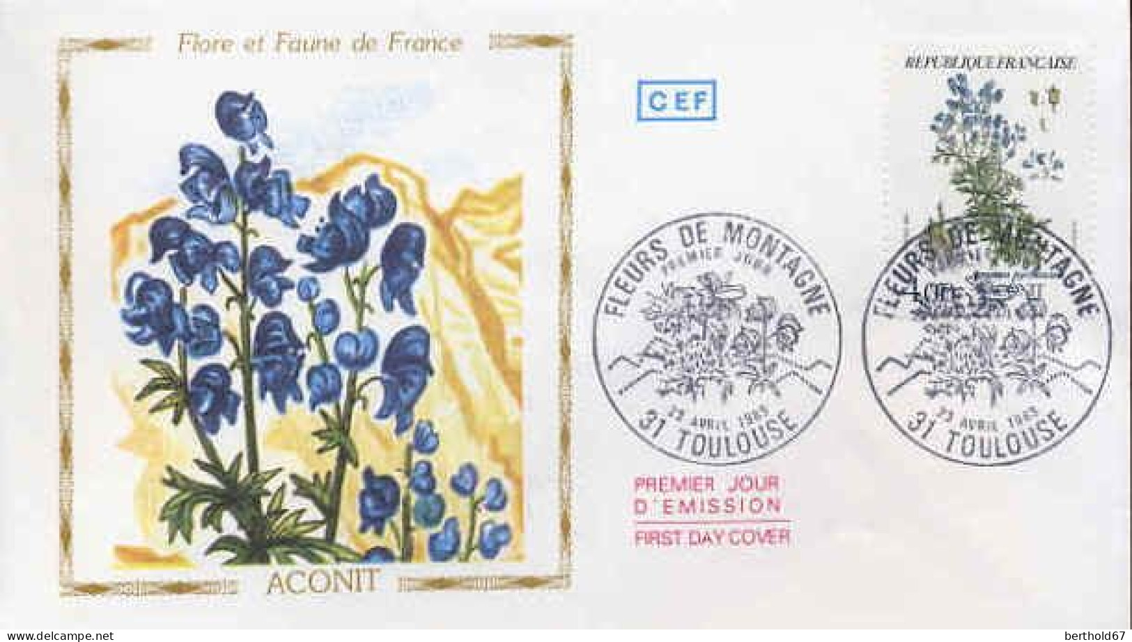 France Fdc Yv:2266/2269 Flore & Faune De France Fdc Toulouse 23-4-83 - 1980-1989