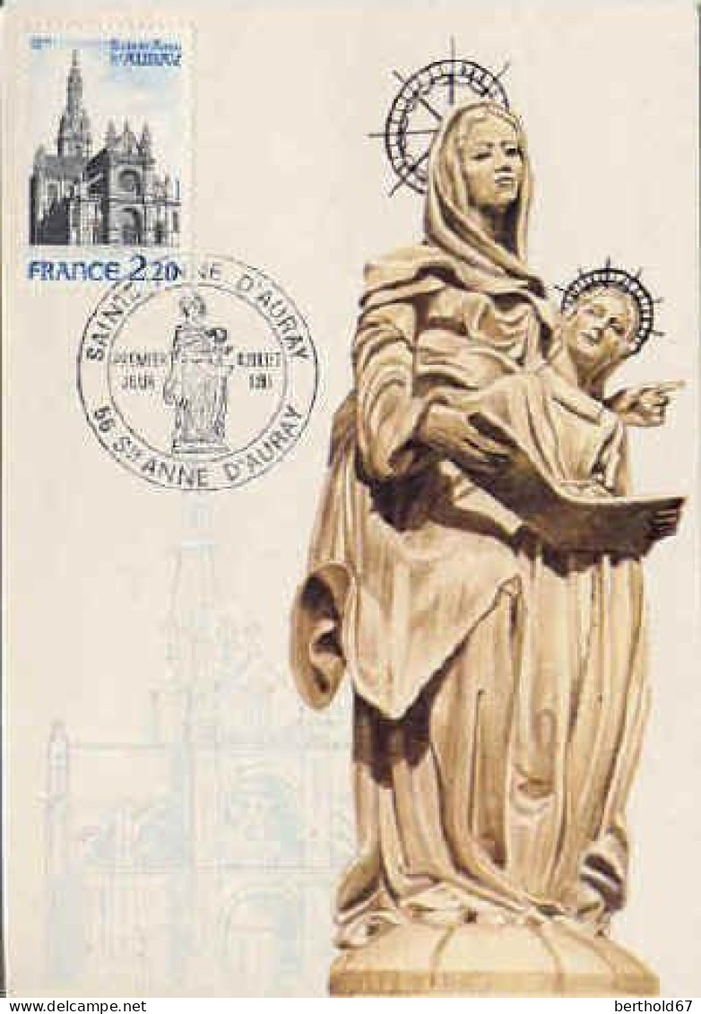 France Cmax Yv:2134 Mi:2274 Sainte Anne D'Auray Basilique Ste Anne D'Auray 4-7-81 - 1980-1989