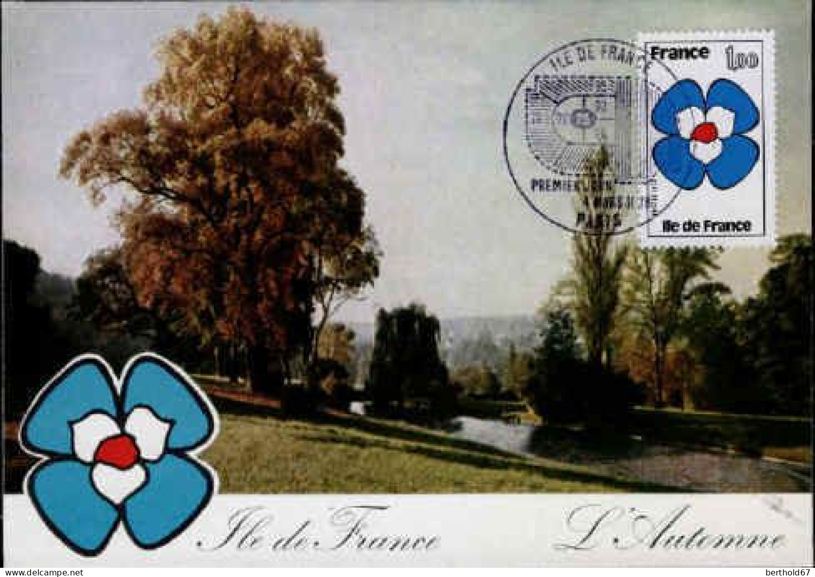 France Cmax Yv:1991 Mi:2076 Ile De France Fdc Paris 4-3-78 - 1970-1979