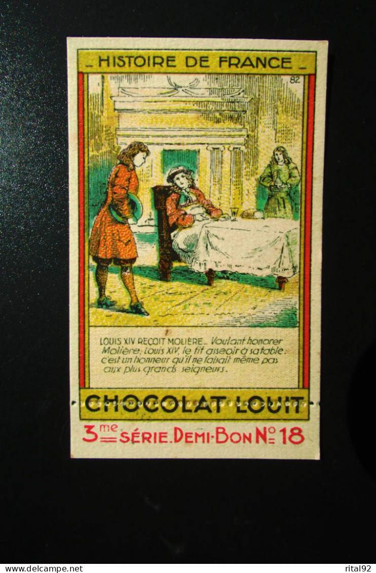 Chromo "Chocolat LOUIT" - Série "Histoire De FRANCE" - Louit