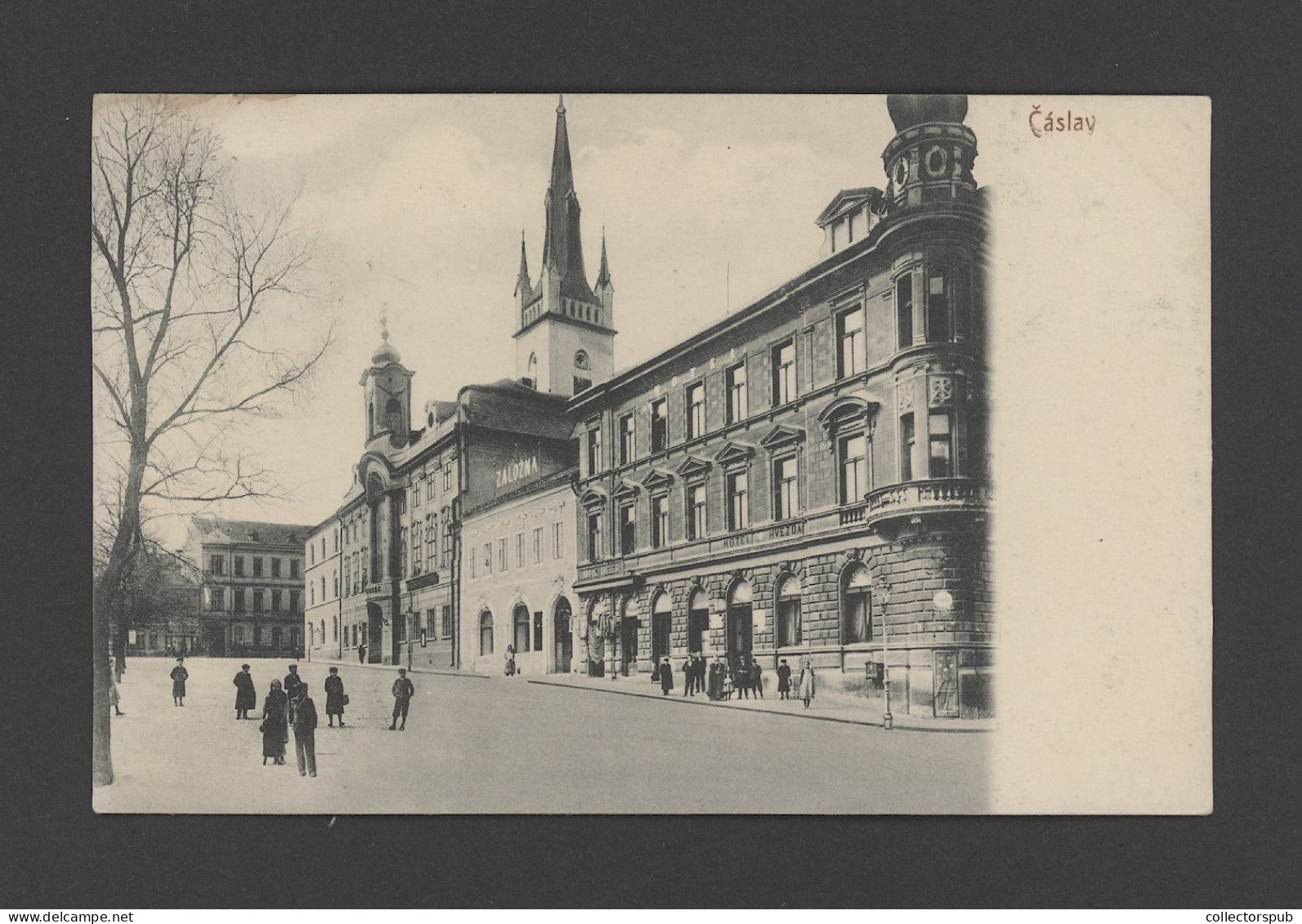 CASLAV Old Postcard  1913 - Tchéquie