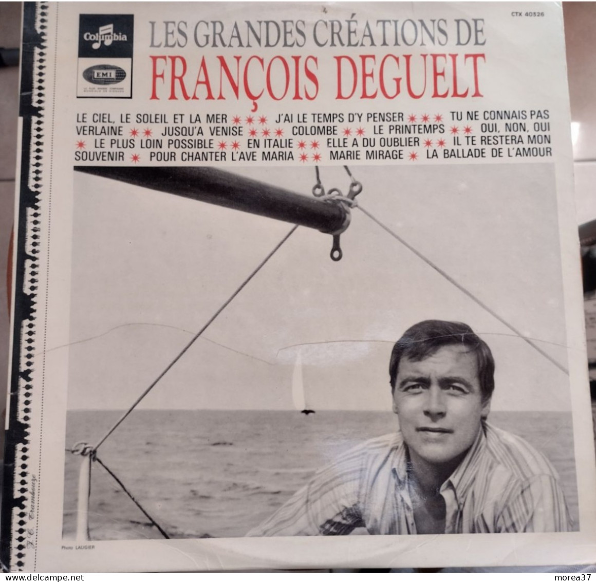 FRANCOIS DEGUELT  Les Grandes Créations   COLUMBIA  CTX 40326   (CM4) - Autres - Musique Française