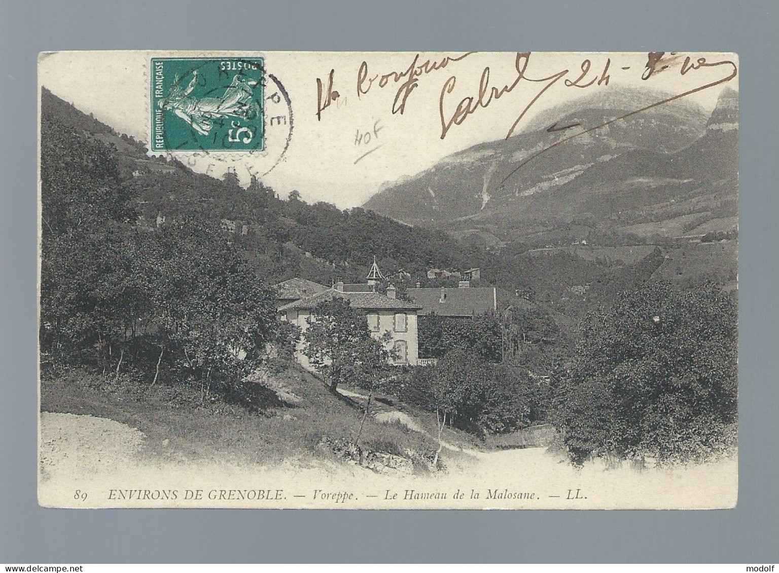 CPA - 38 - Environs De Grenoble - Voreppe - Le Hameau De La Malosane - Circulée En 1910 - Voreppe