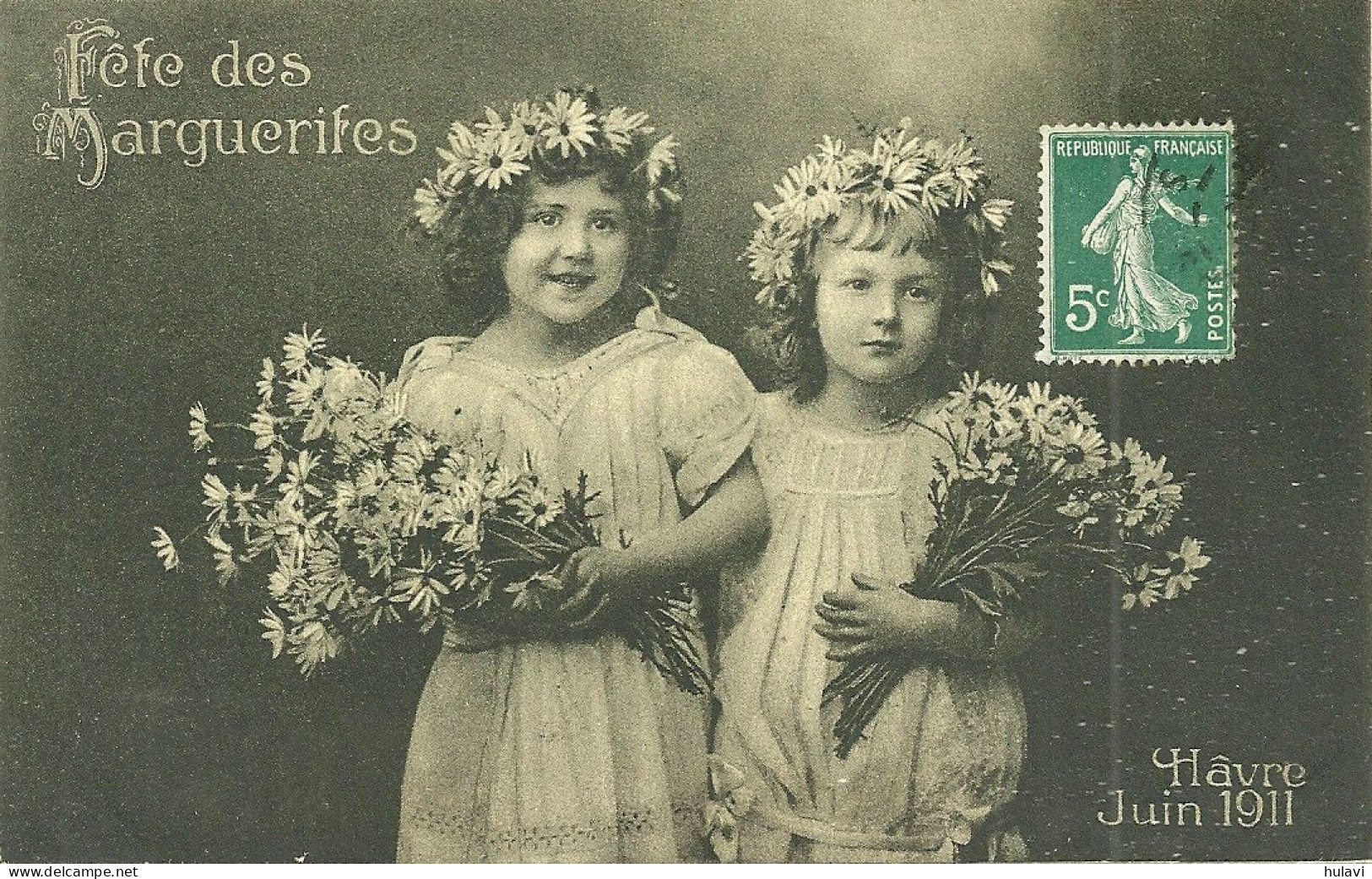 76  LE HAVRE - FETE DES MARGUERITES - JUIN 1911 (ref 9101) - Square Saint-Roch