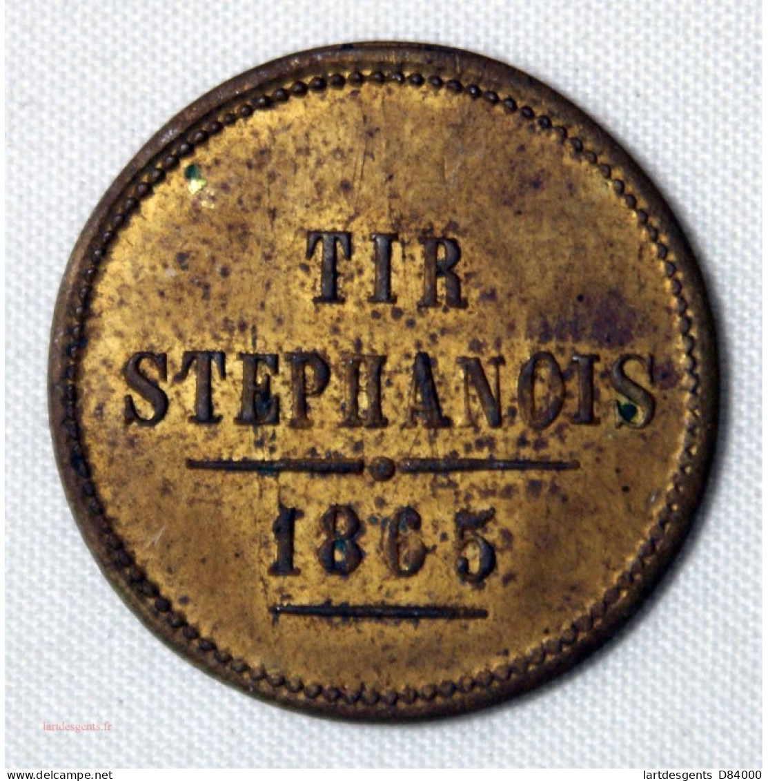 Jeton Tir Stephanois 1865 - Sonstige & Ohne Zuordnung