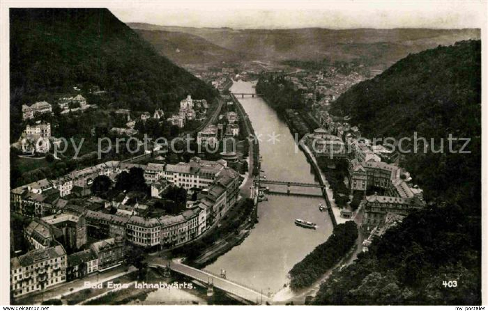 72844338 Bad Ems Panorama Blick Lahnabwaerts Bad Ems - Bad Ems