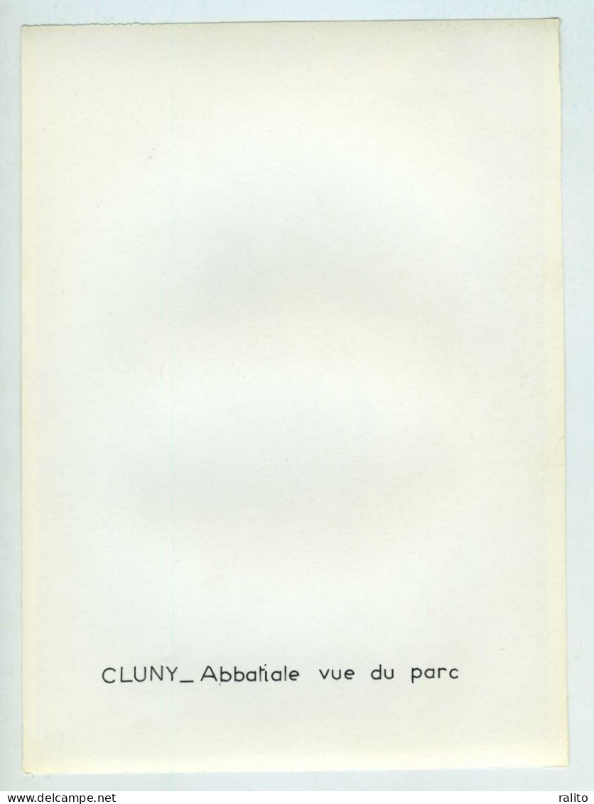 CLUNY Vers 1960 ABBAYE Photo 20 X 14 Cm SAÔNE-ET-LOIRE - Orte