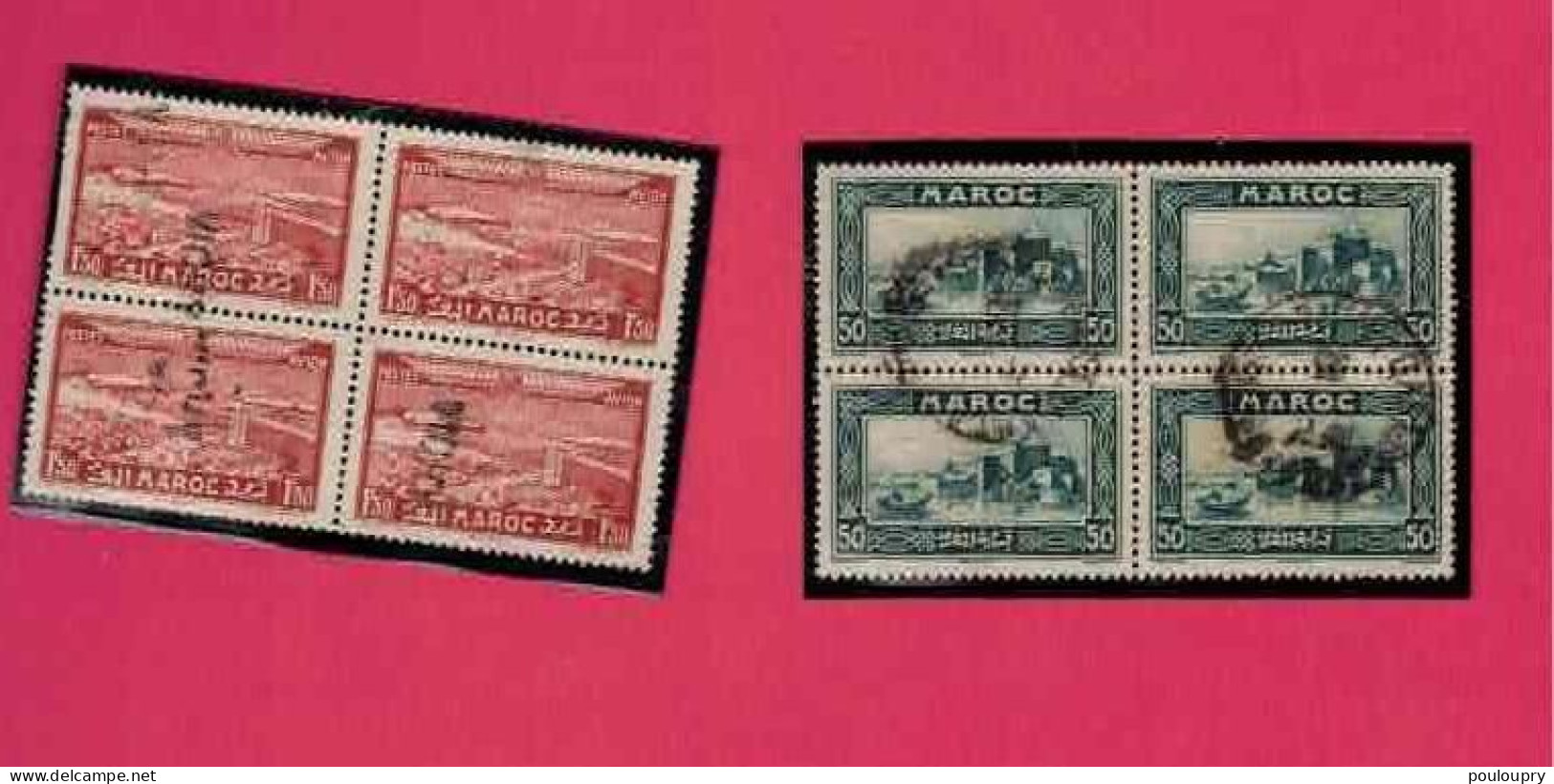 YT N° 139 Et PA 36 En Bloc De 4 - Used Stamps