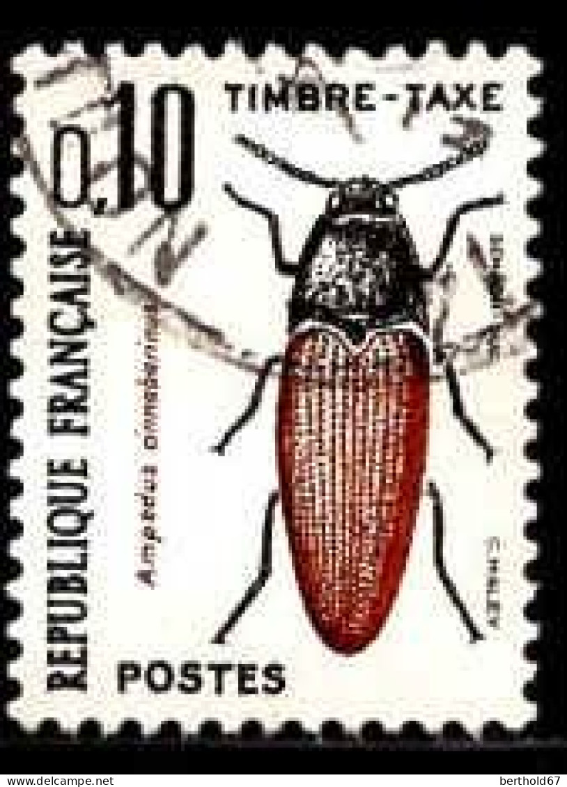 France Taxe Obl Yv:103 Mi:106 Ampedus Cinnabarinus (Beau Cachet Rond) - 1960-.... Afgestempeld